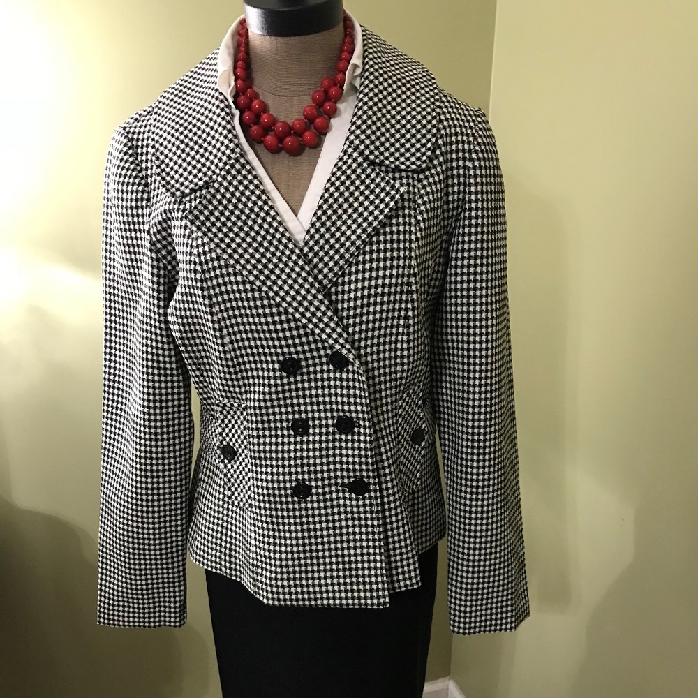 Black and White Suit